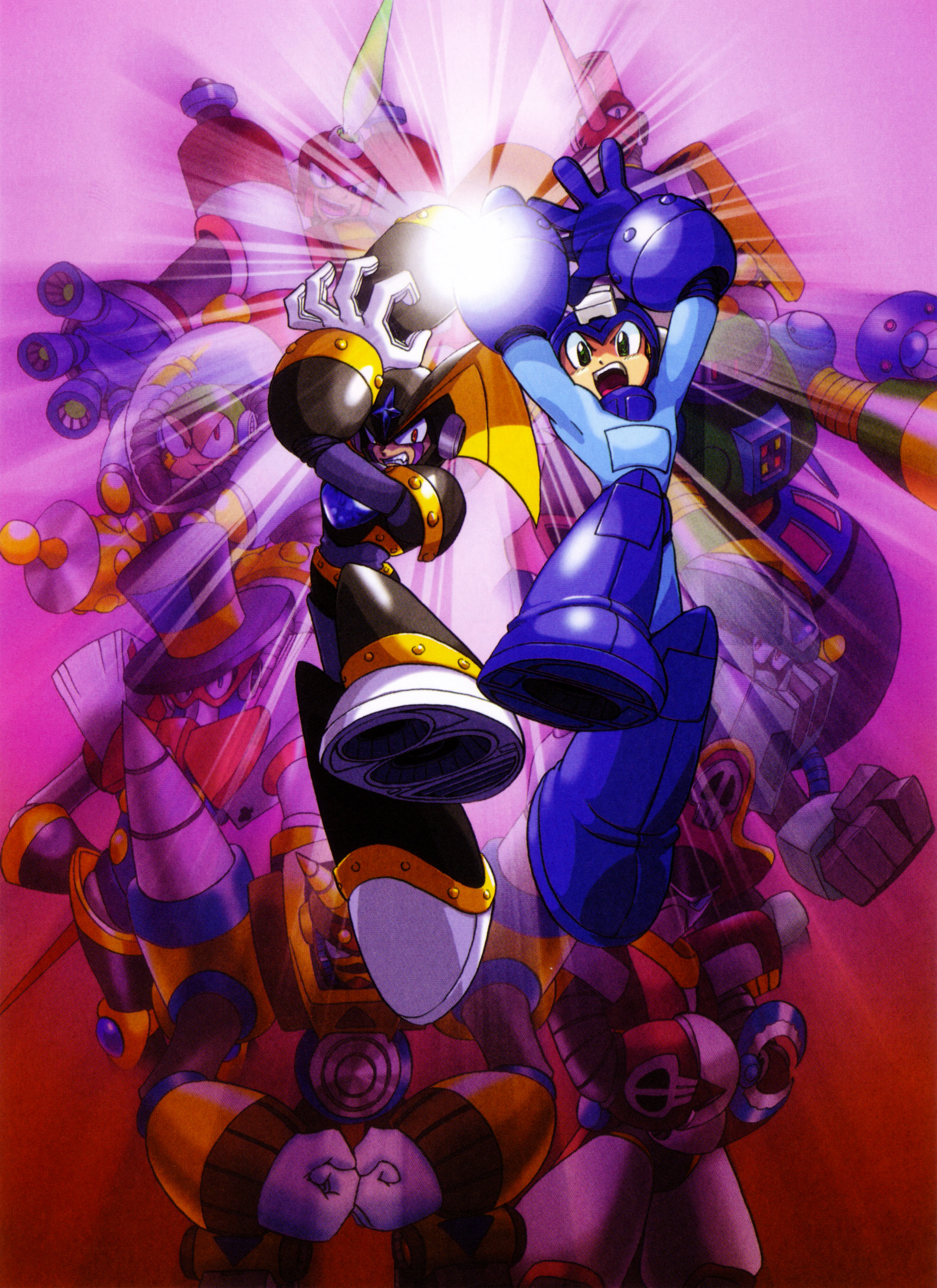 Mega Man & Bass Art