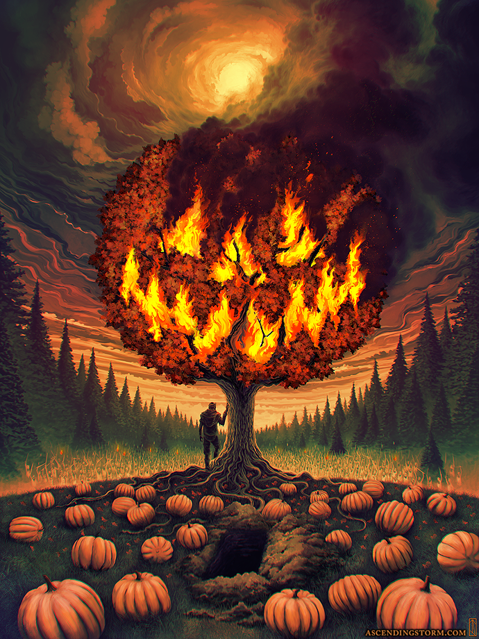 Halloween Art by Jeffrey Smith