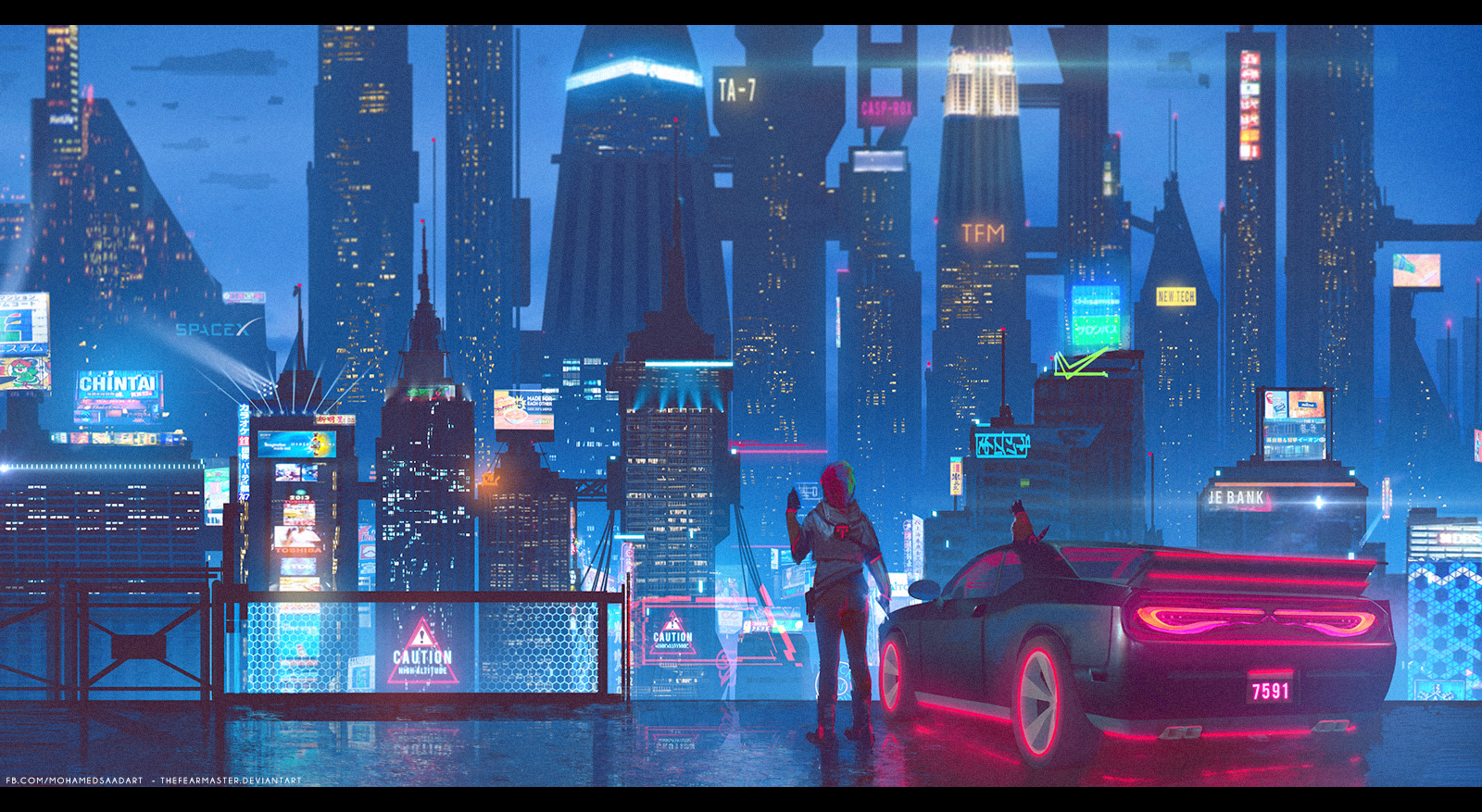 Sci Fi Cyberpunk Art