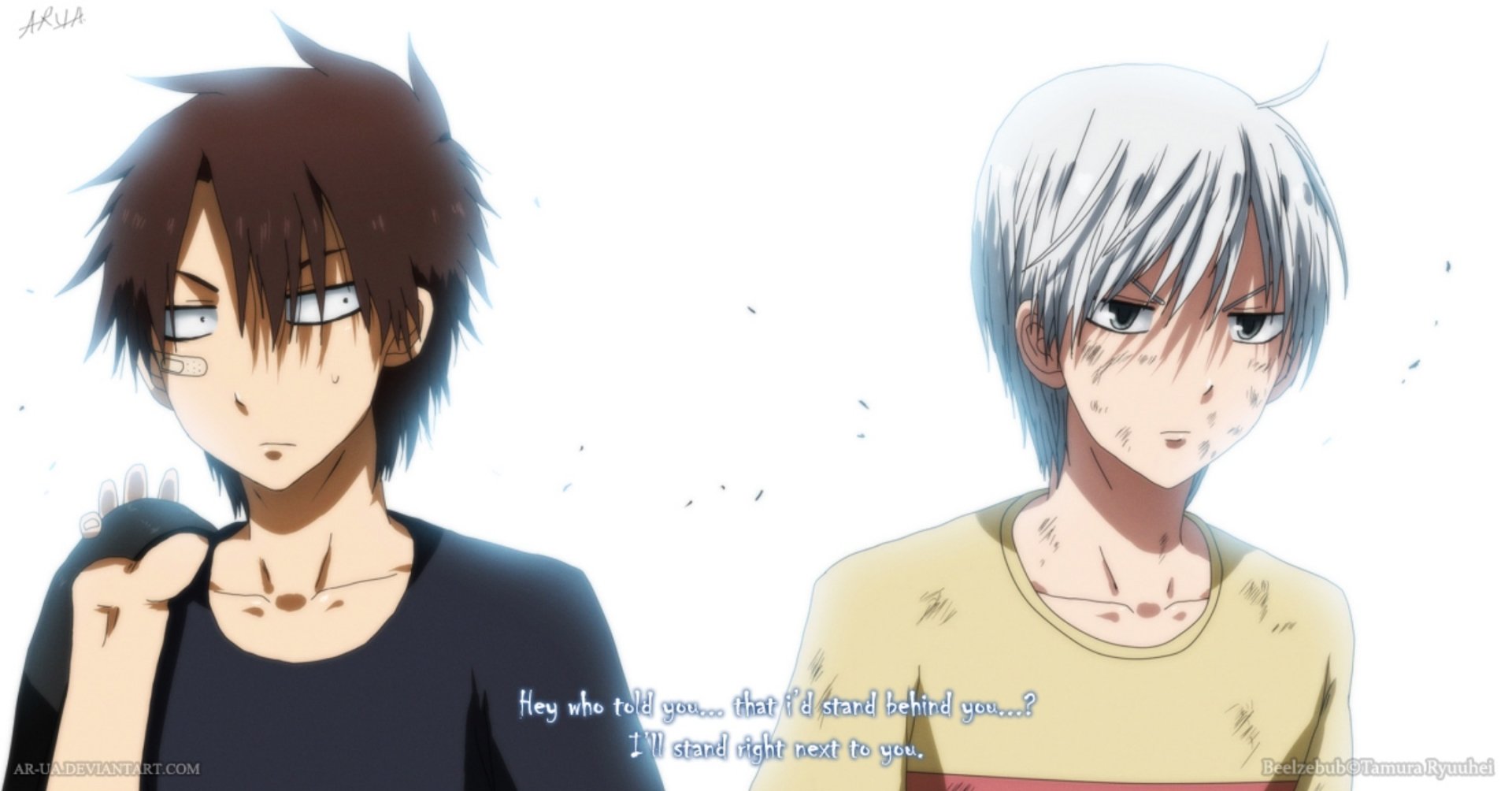 Download Takayuki Furuichi Tatsumi Oga Anime Beelzebub Art