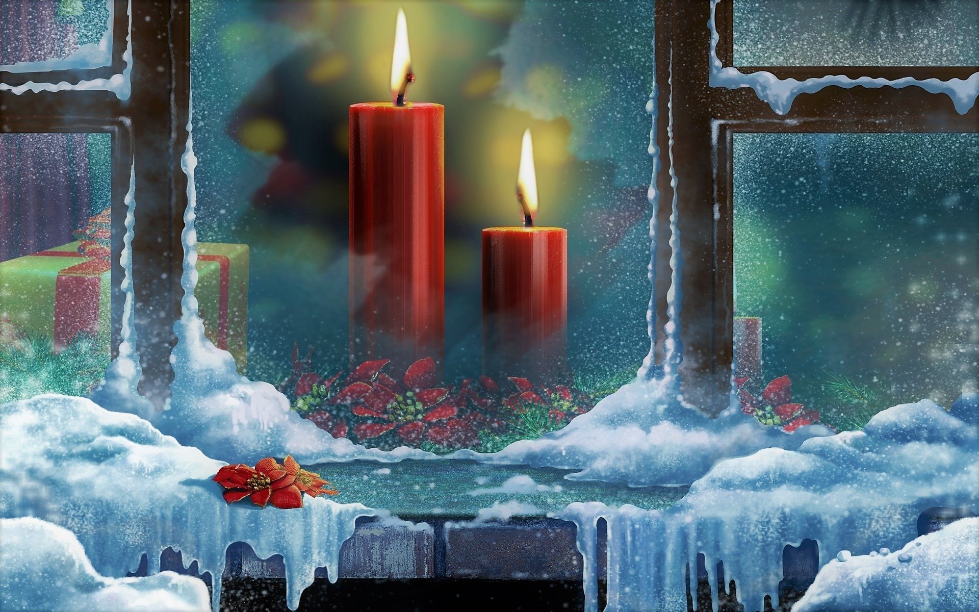 Christmas Window Art - ID: 116275