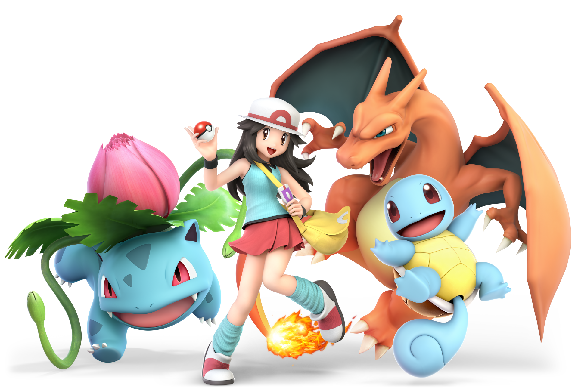 Pokémon Trainer Female Render From Super Smash Bros Ultimate Art Id 116339 Art Abyss 0641