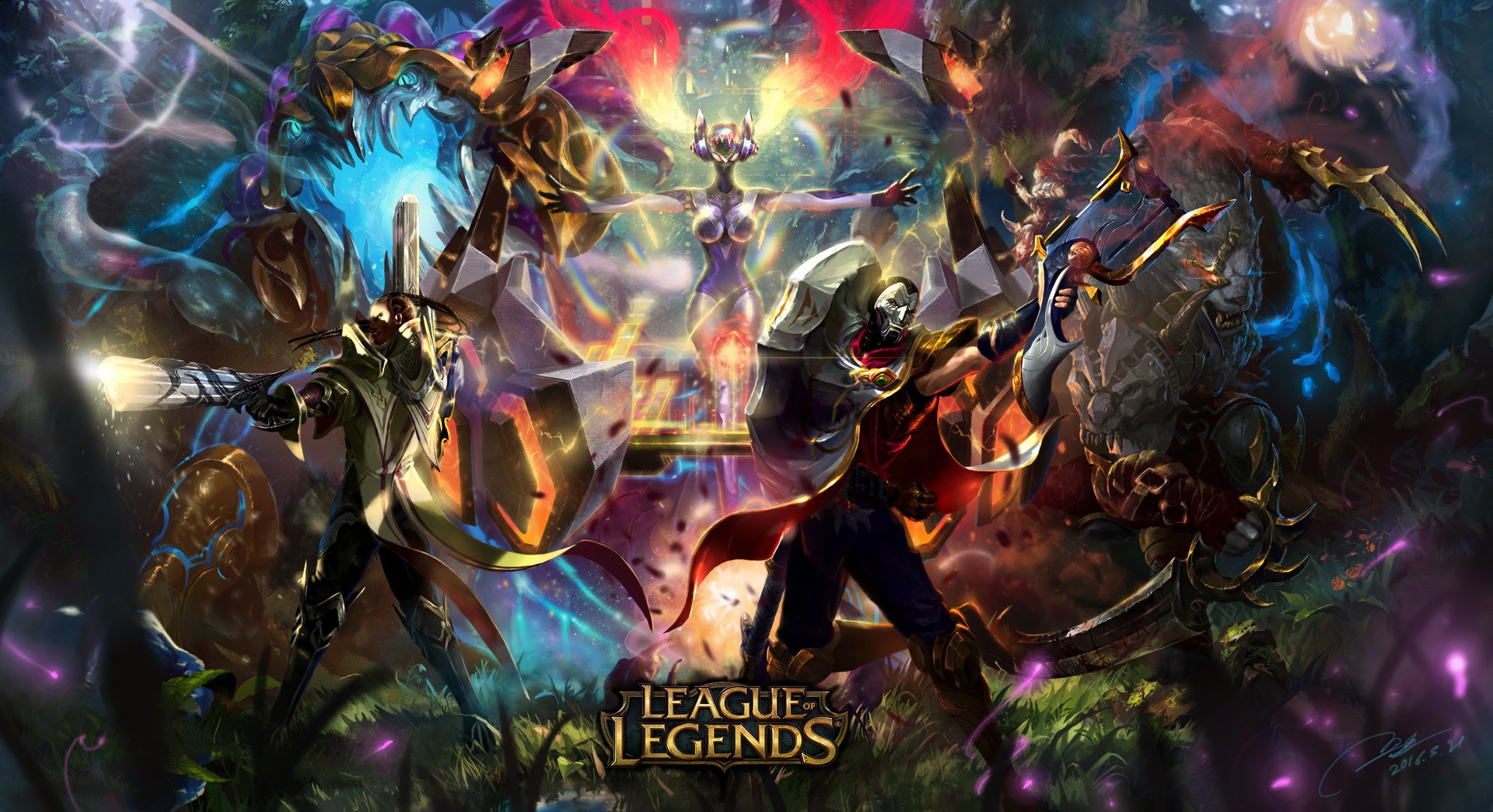 Sona, minimalist, league, legends, lol, creep, minion, HD phone wallpaper |  Peakpx, image size:1920x1045