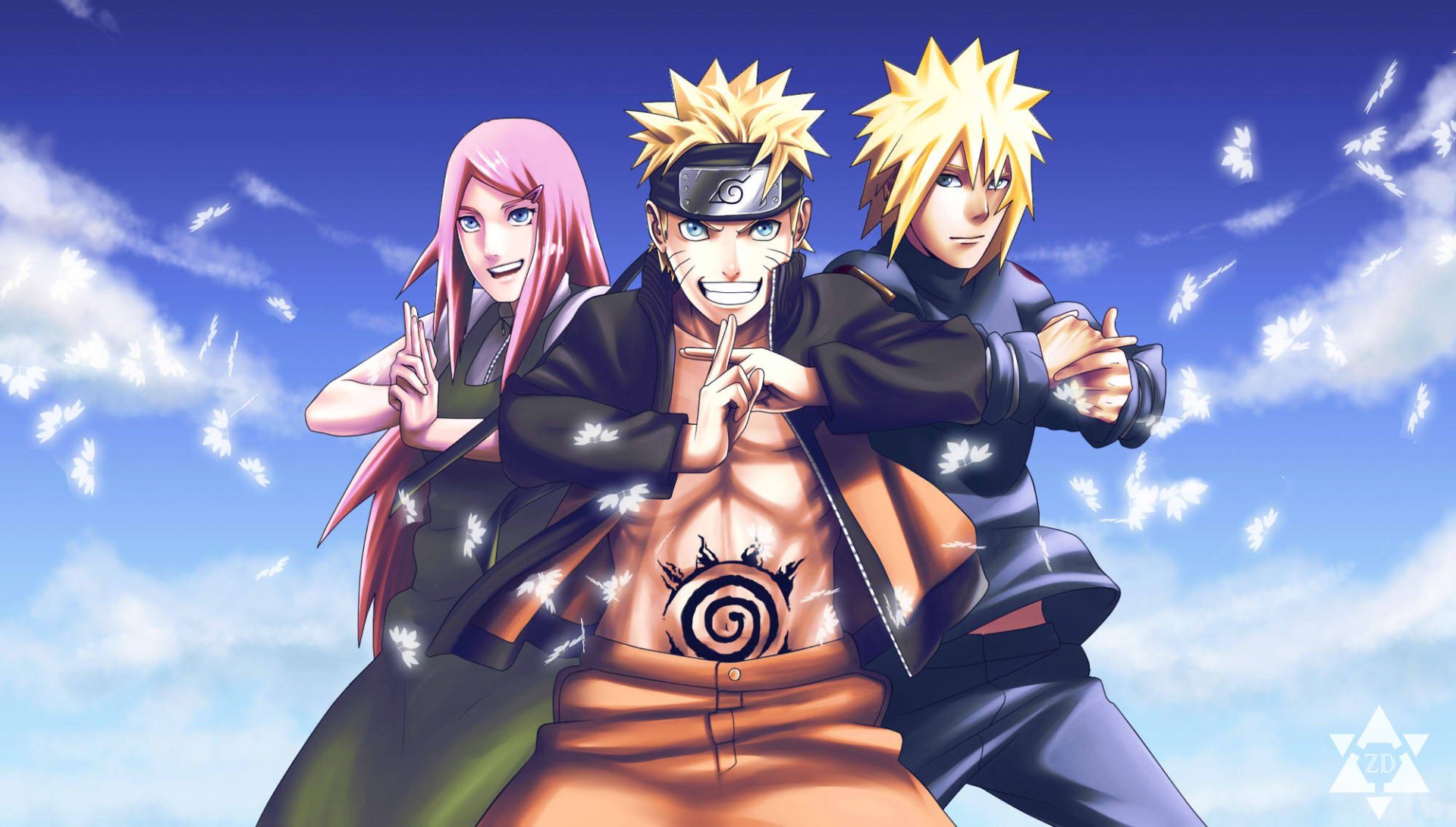 Download Minato Namikaze Naruto Uzumaki Anime Naruto Art