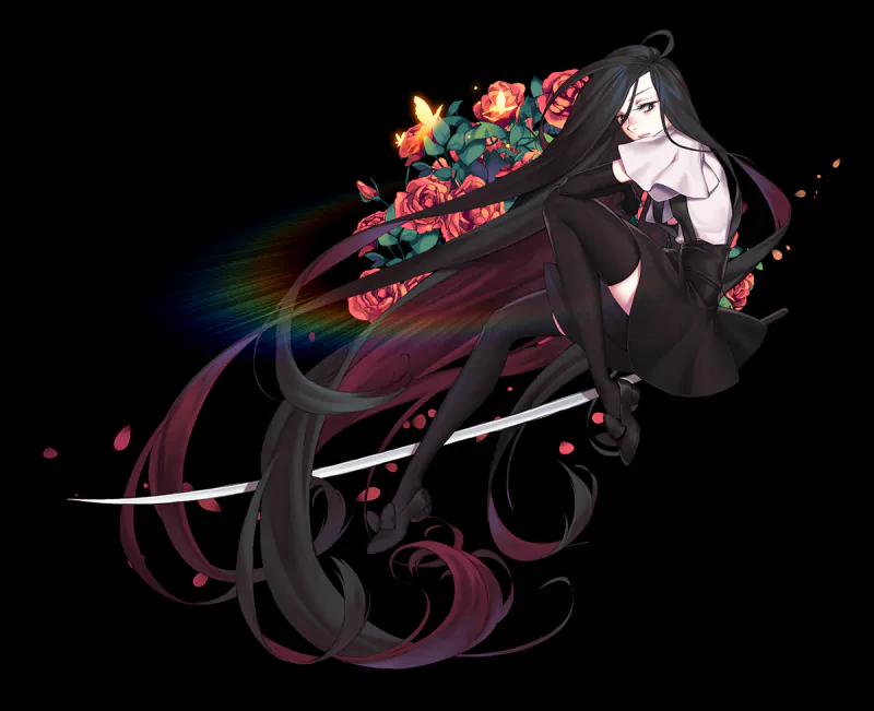Bort (Land of the Lustrous) black Anime Land of the Lustrous black anime Image