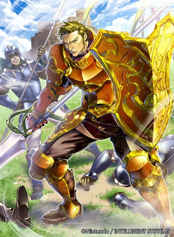 Oswin (Fire Emblem) man made Fire Emblem 0 (Cipher) Image