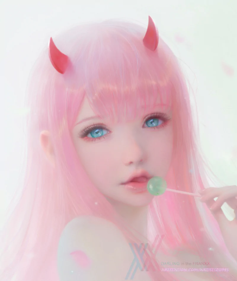 Zero Two (Darling in the FranXX) Anime Darling in the FranXX Image