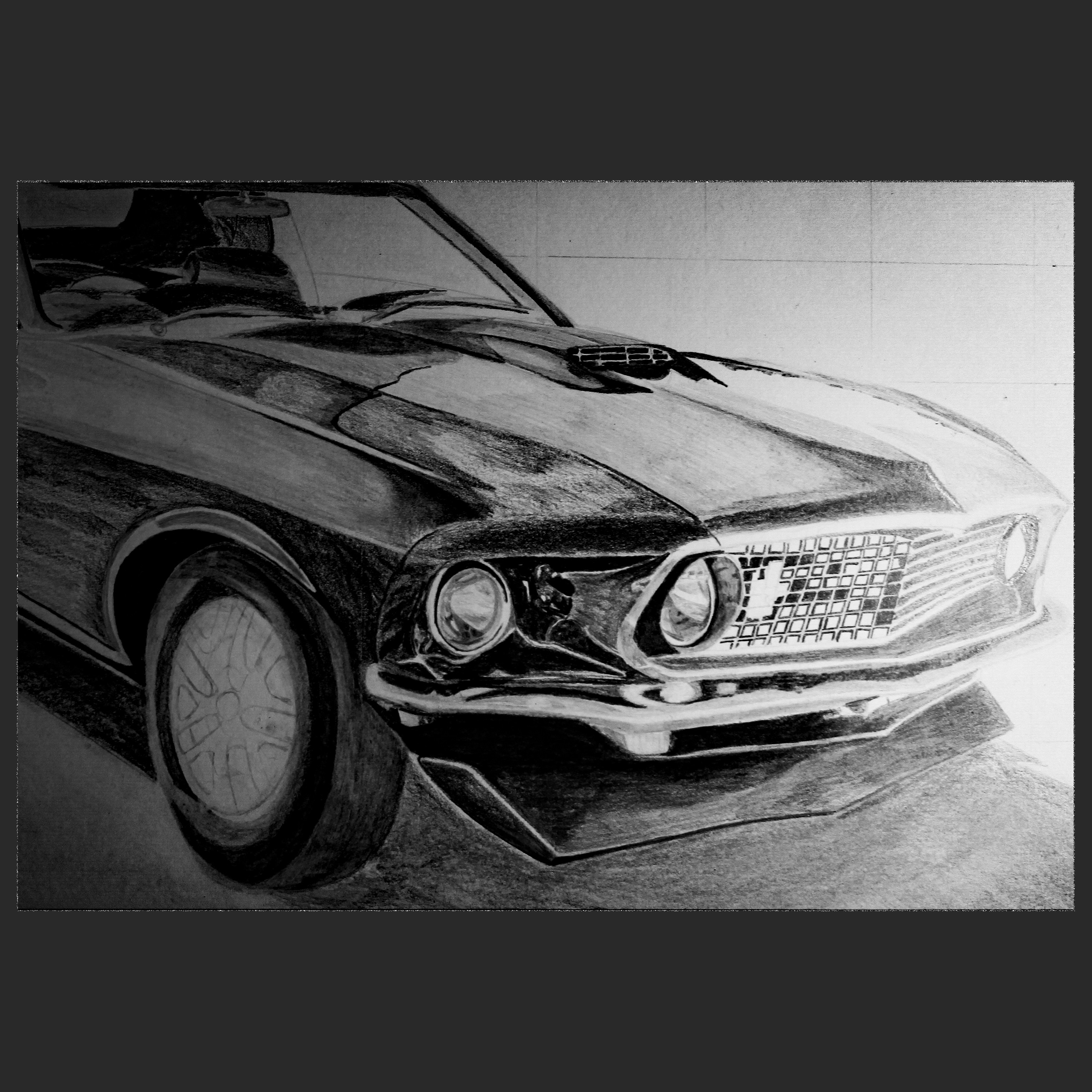 Ford Mustang Art by kyrie