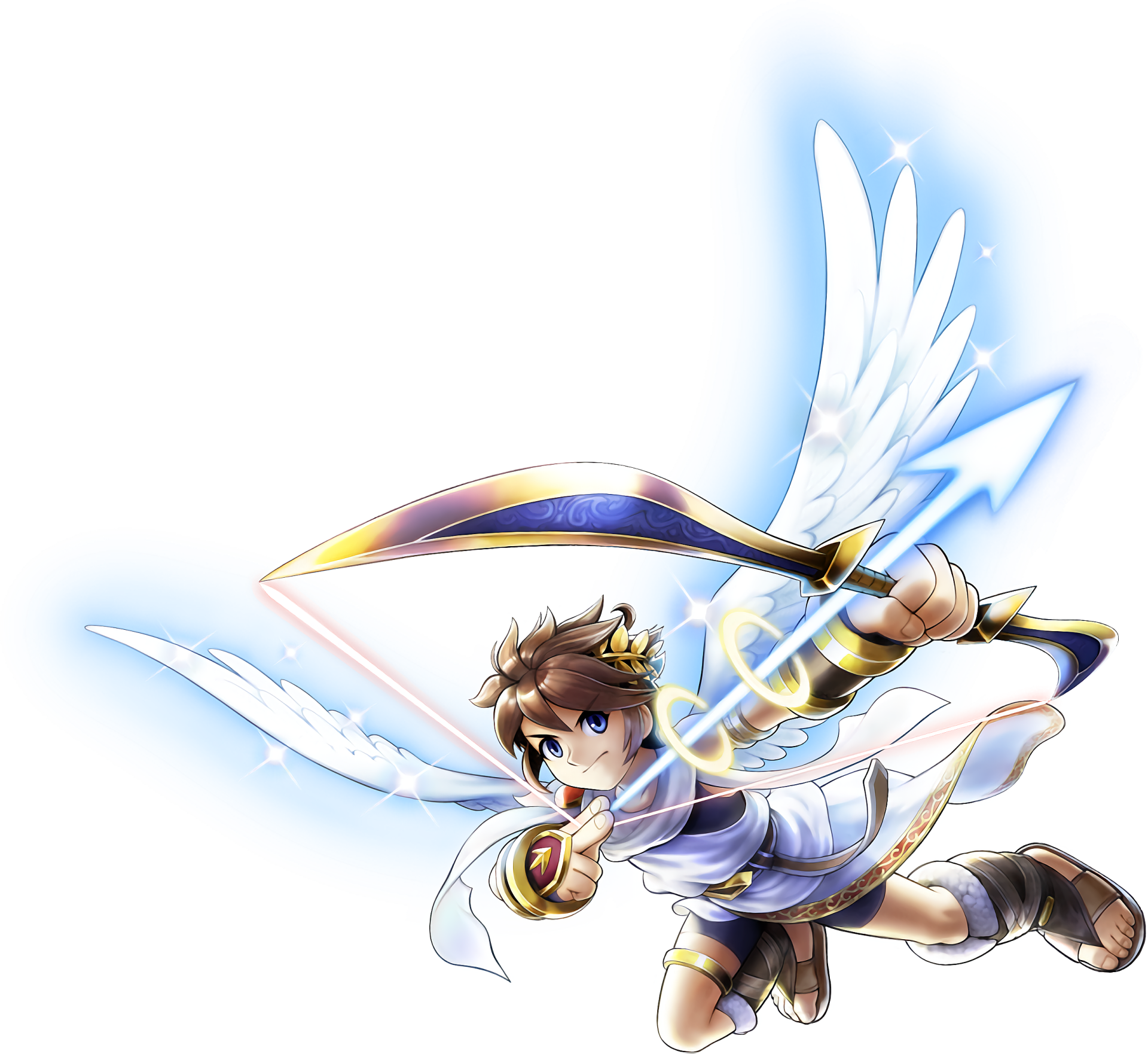 Download Blue Eyes Wings Pit (Kid Icarus) Video Game Kid Icarus: Uprising Art