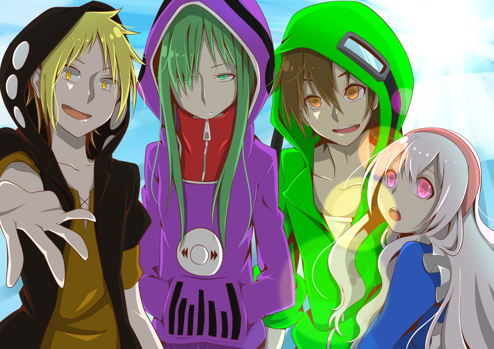 Download Kousuke Seto Marry Kozakura Tsubomi Kido Shuuya Kano Anime Kagerou Project Art