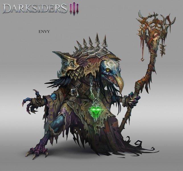 Download Envy (Darksiders) Video Game Darksiders III Art