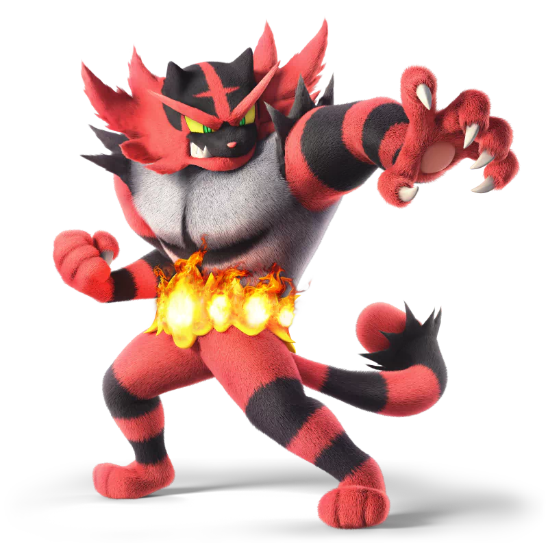  Incineroar Render From Super Smash Bros. Ultimate