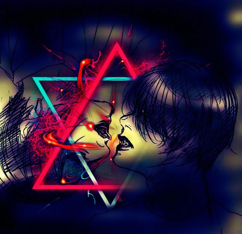 twins triangle glow Hazuki (lynch.) music lynch. Image