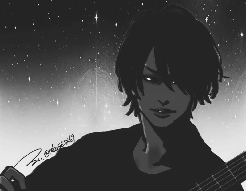black monochrome Akinori (lynch.) music lynch. Image