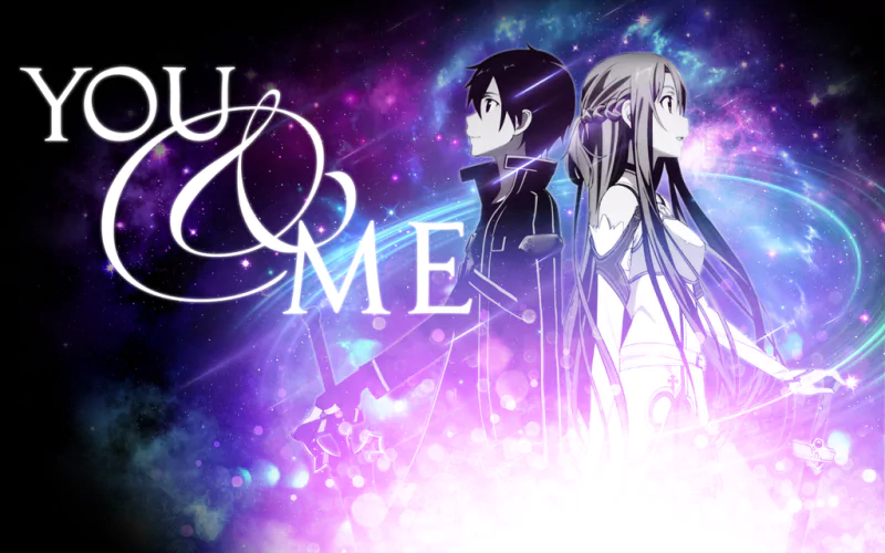 Kirito (Sword Art Online) Asuna Yuuki Anime Sword Art Online Kirito And Asuna Image