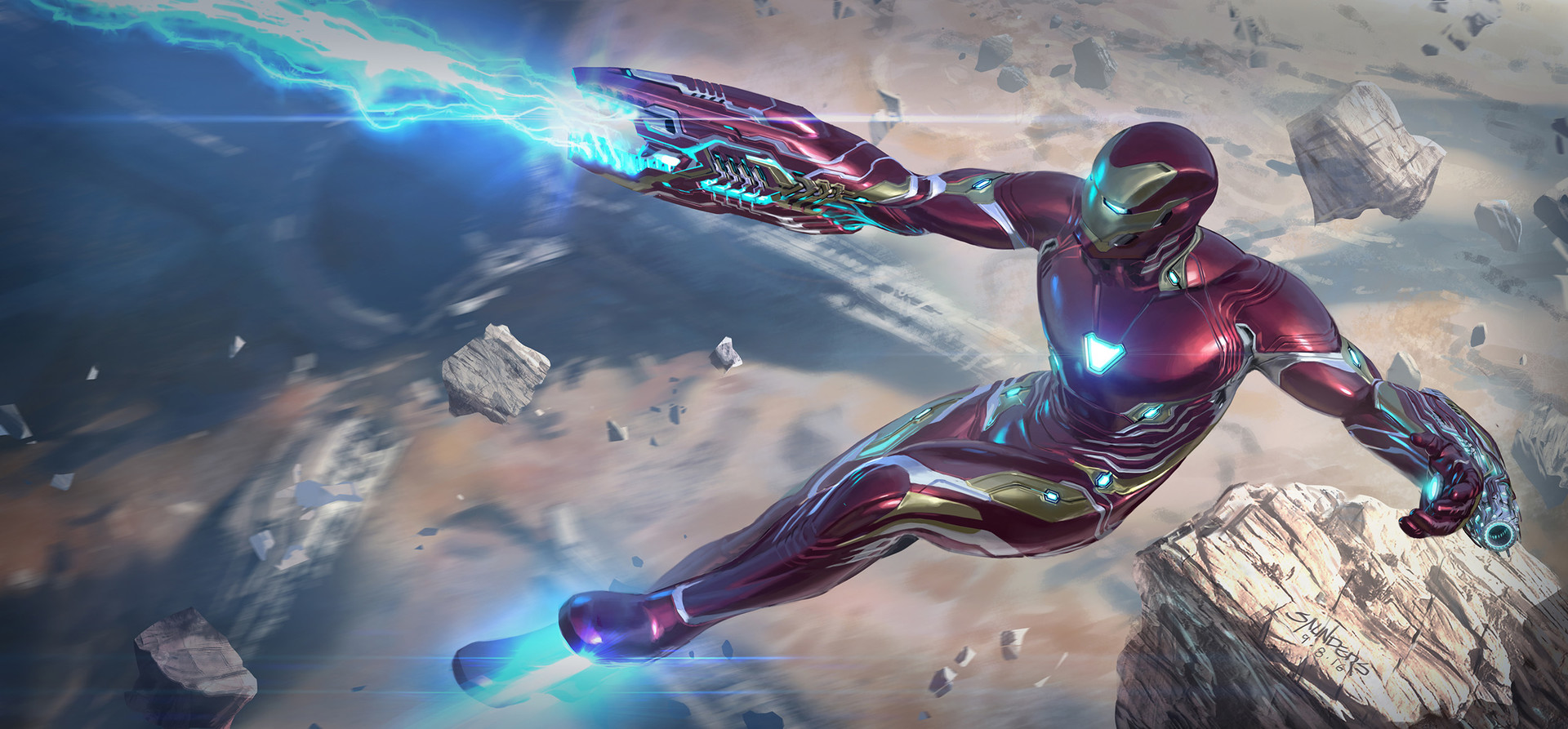 Avengers: Infinity War Art by Phil Saunders
