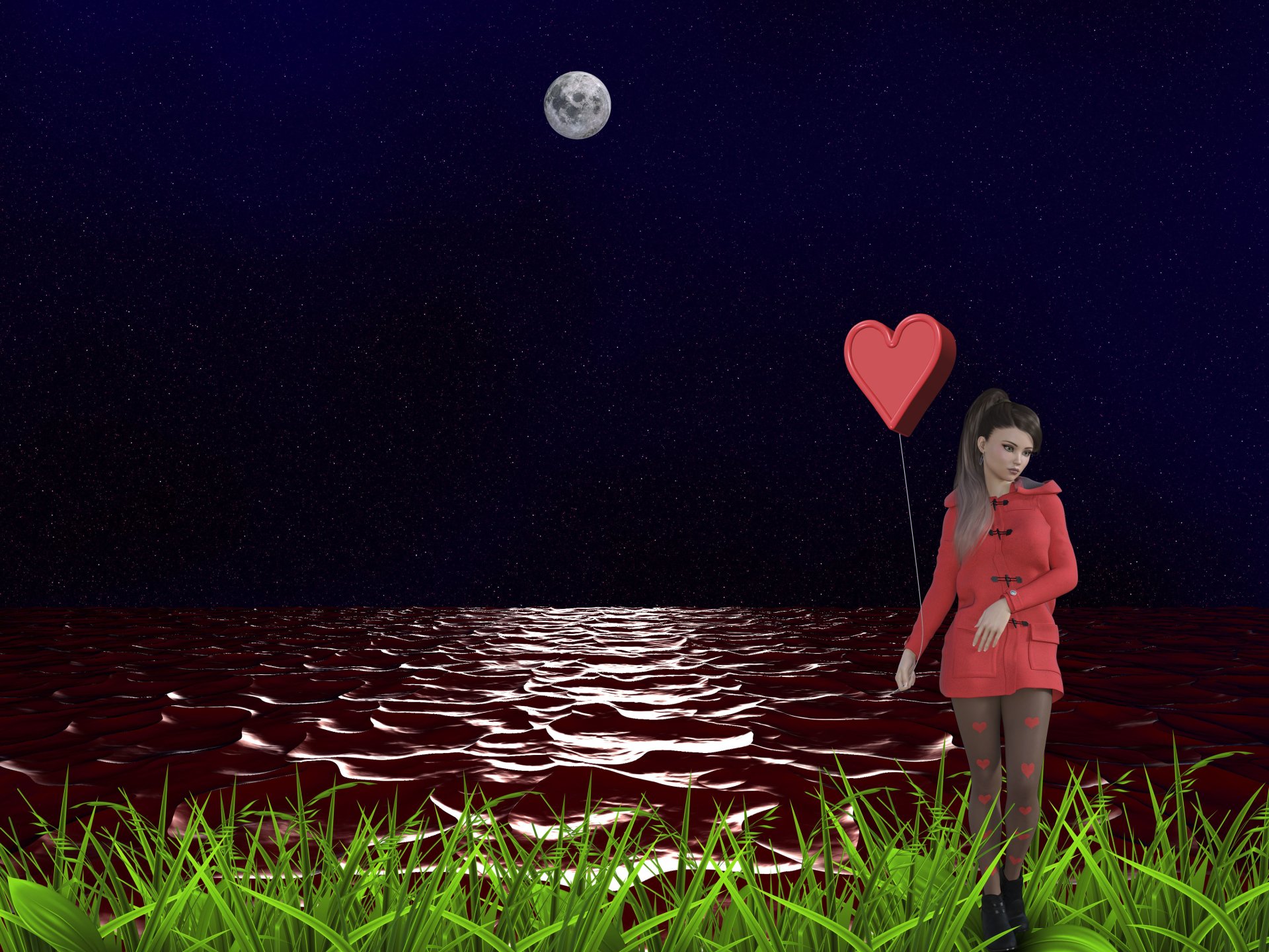 Girl in the night by Susanlu4esm