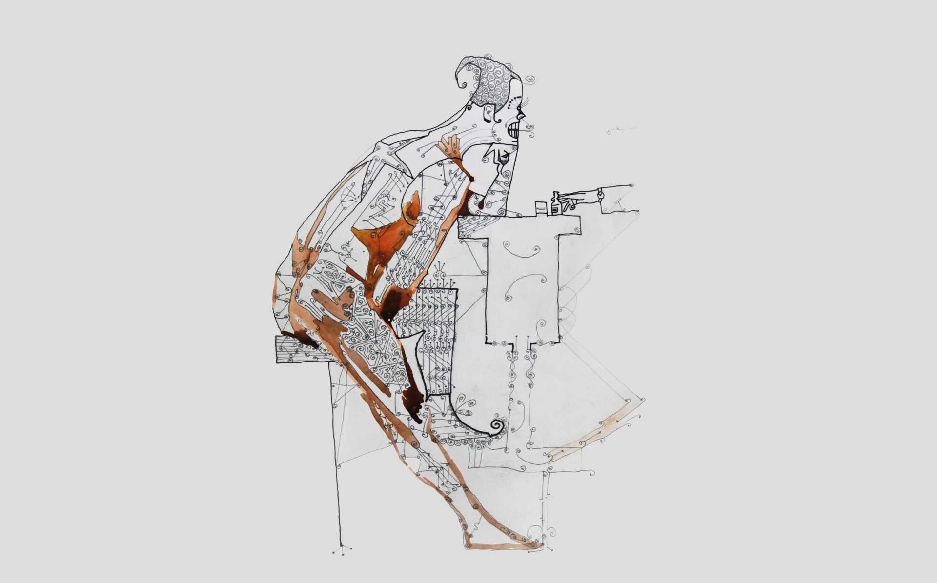 Man in the Bar by zelko