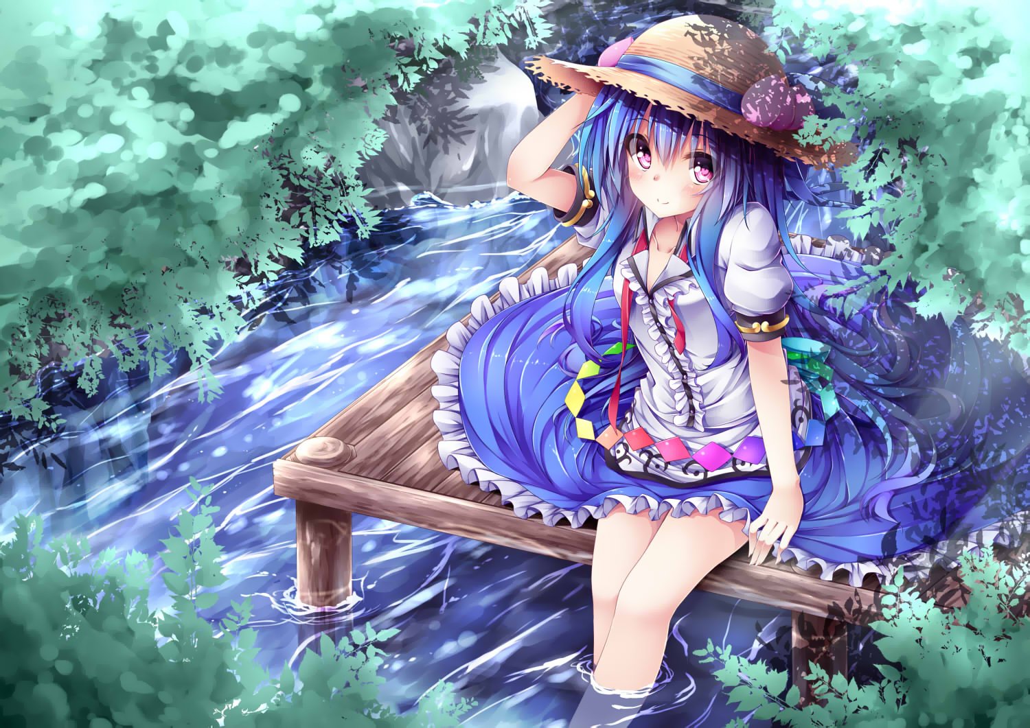 Download Tenshi Hinanawi Anime Touhou Art
