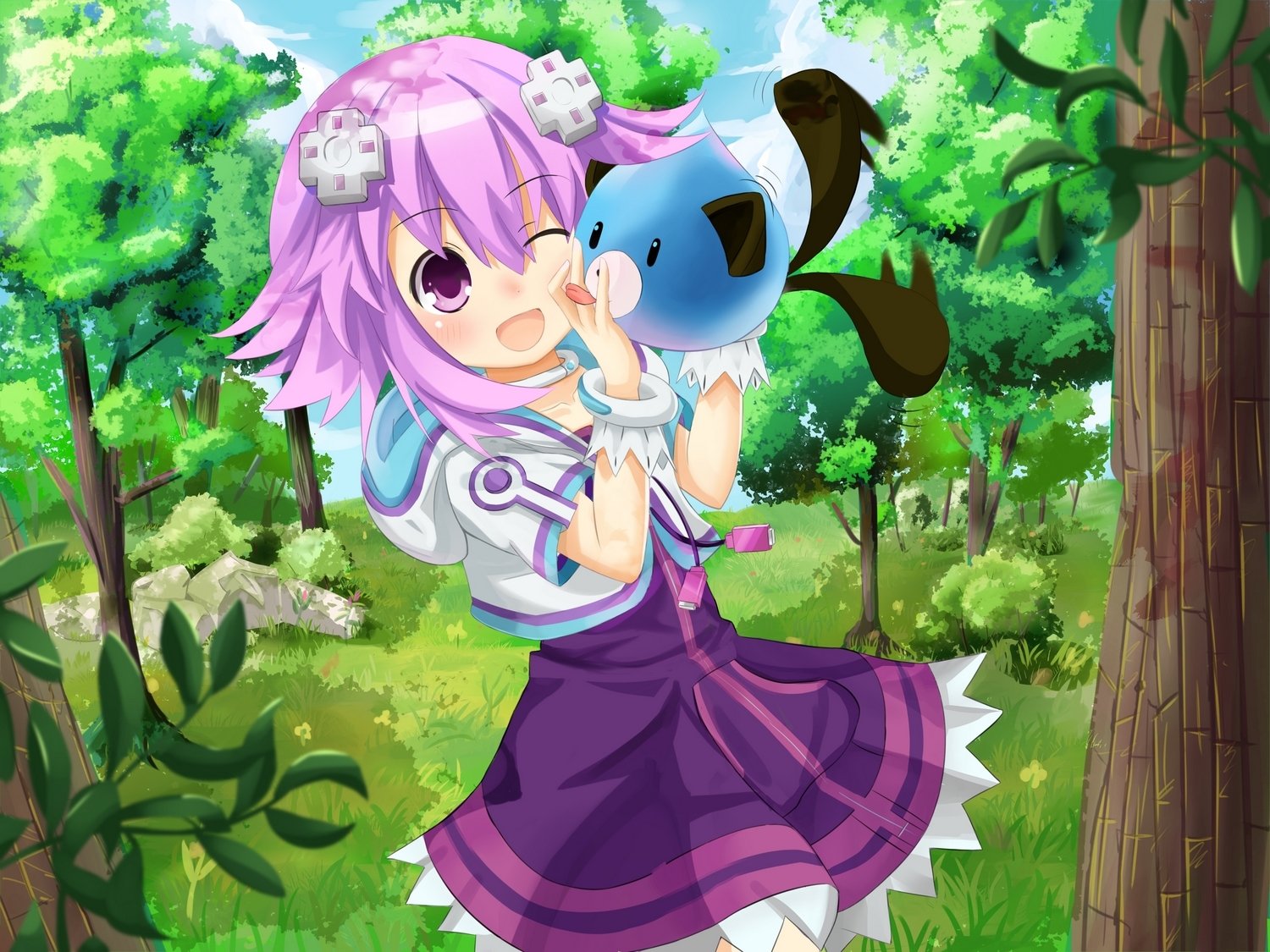 Video Game Hyperdimension Neptunia Re;Birth1 Art