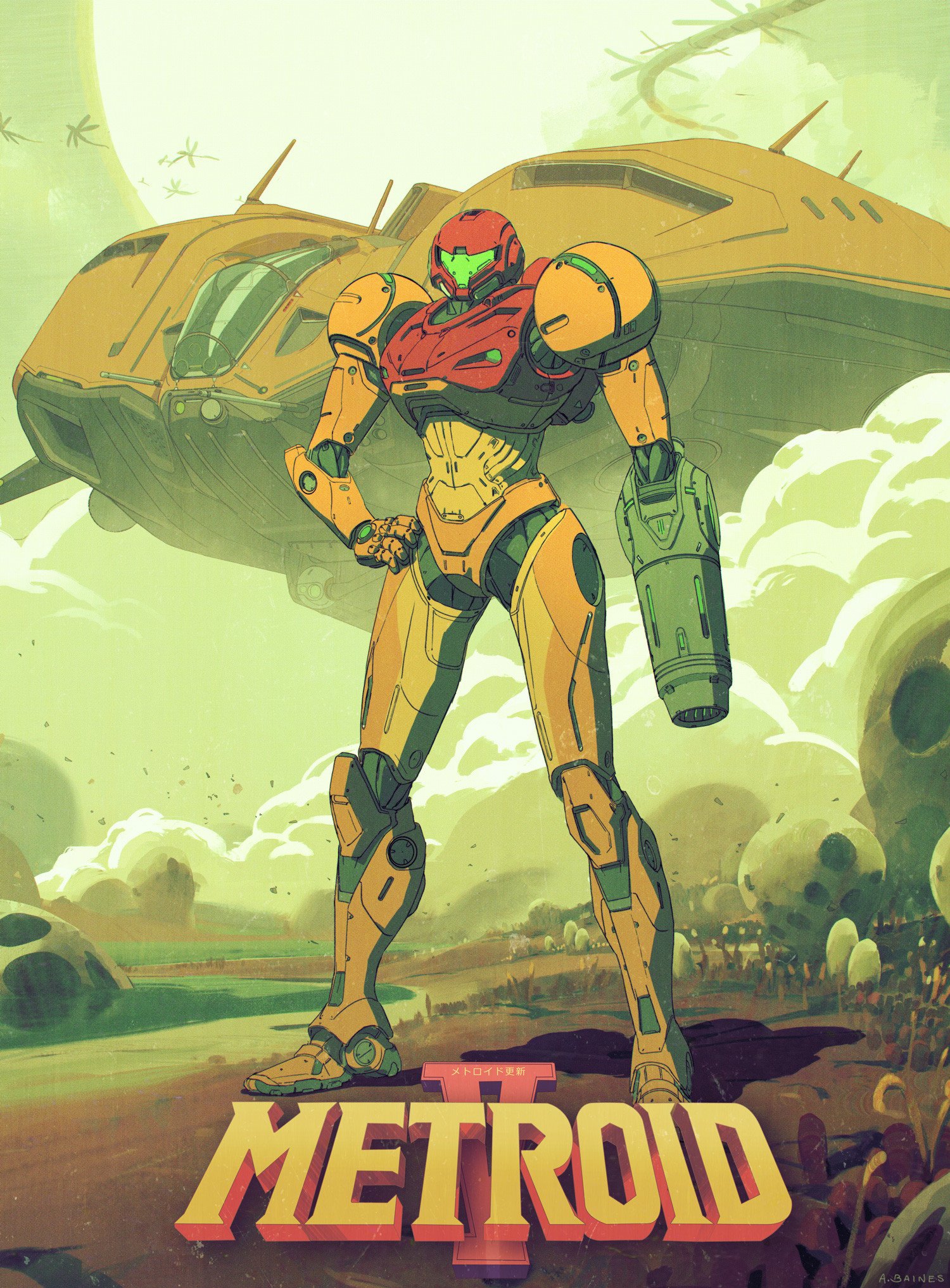 Download Comic Video Game Metroid Art