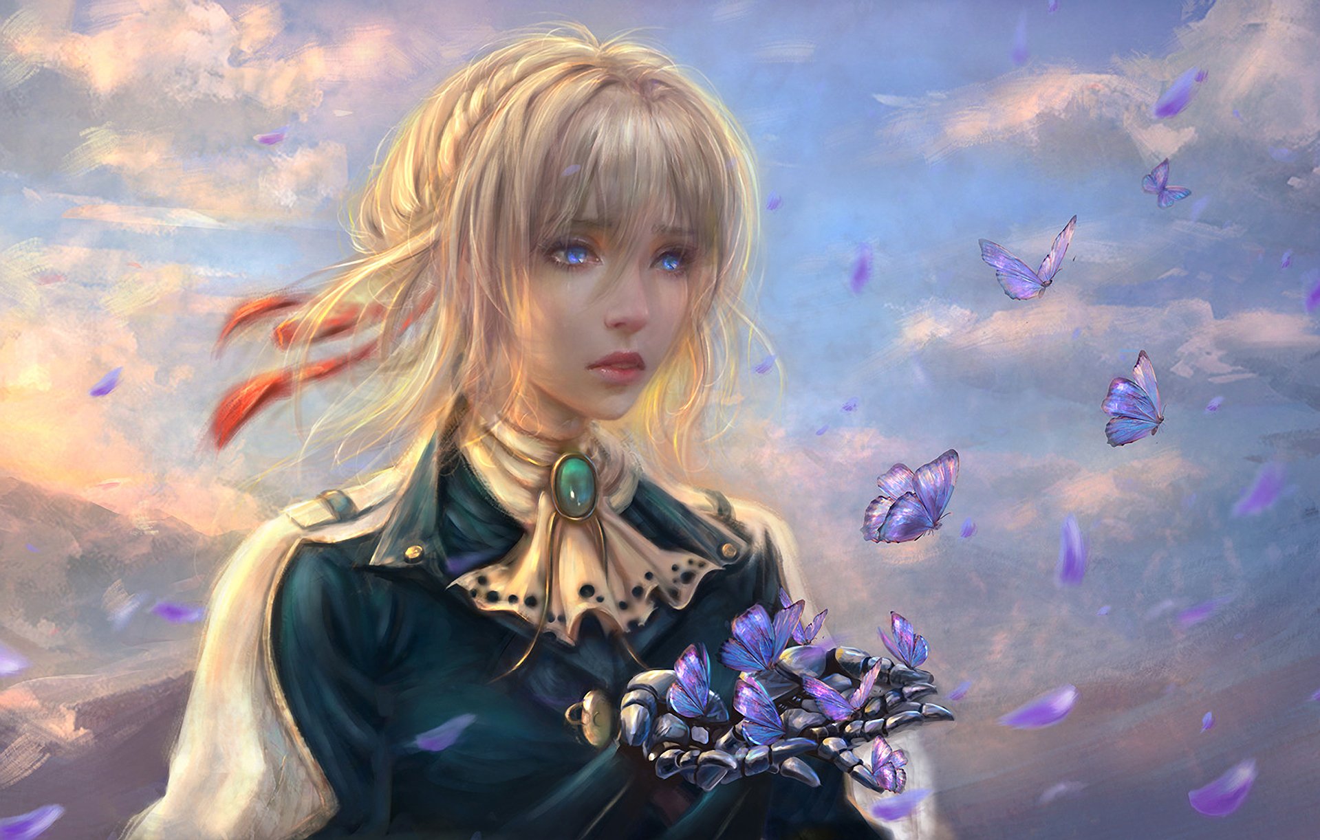 Download Violet Evergarden (Character) Anime Violet Evergarden Art