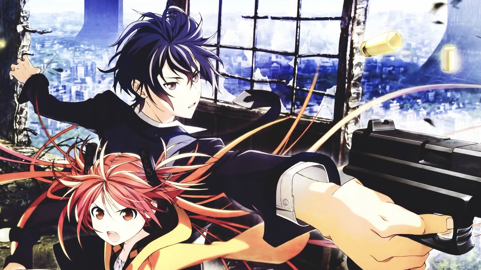 Download Rentaro Satomi Enju Aihara Anime Black Bullet Art