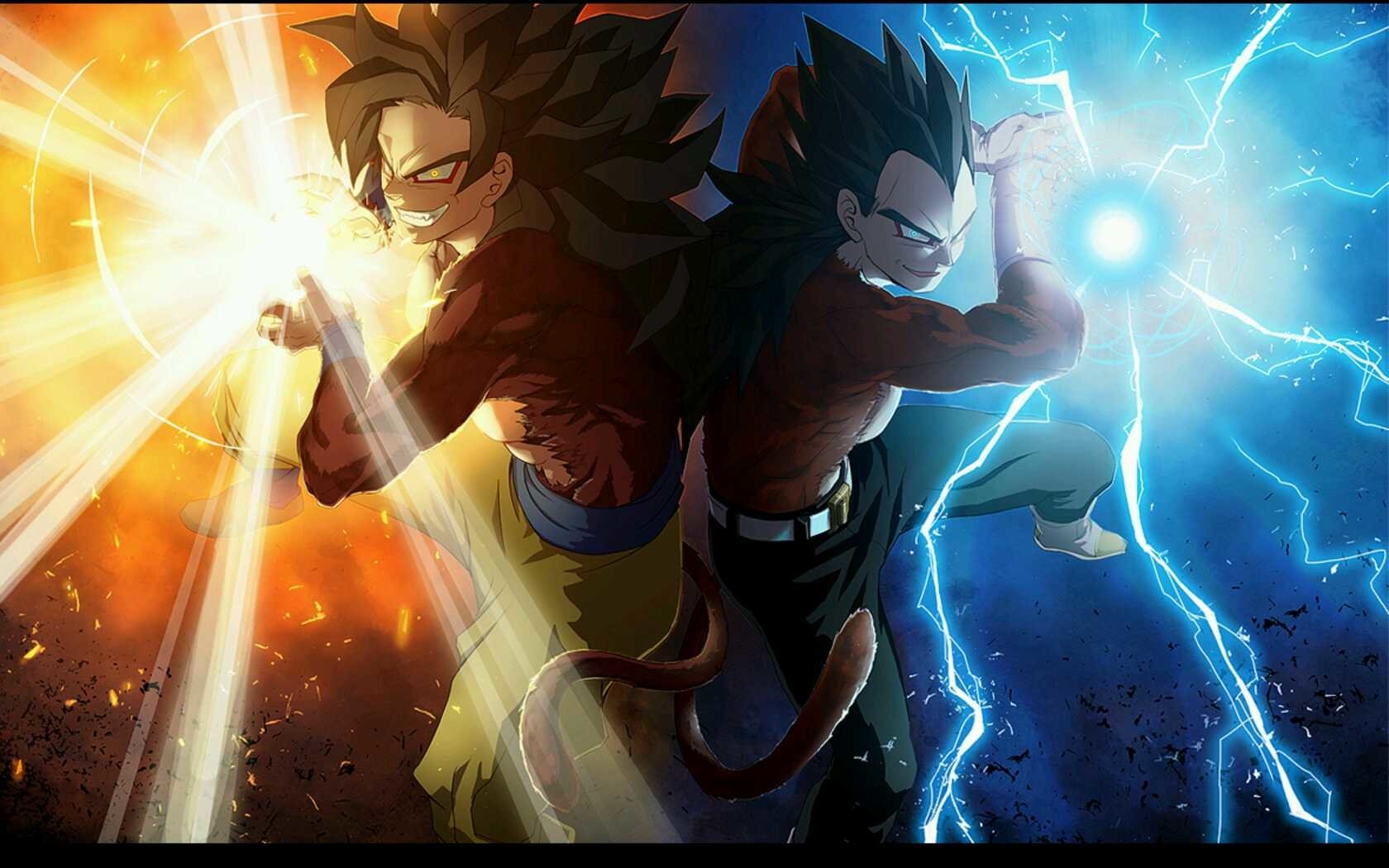 Download Goku Vegeta (Dragon Ball) Anime Dragon Ball Z Goku & Vegeta Art