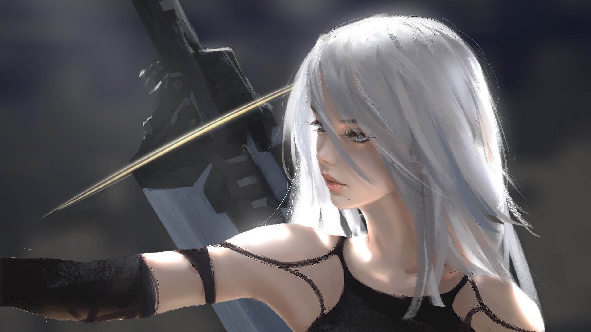 Download YoRHa Type A No.2 Video Game NieR: Automata Art