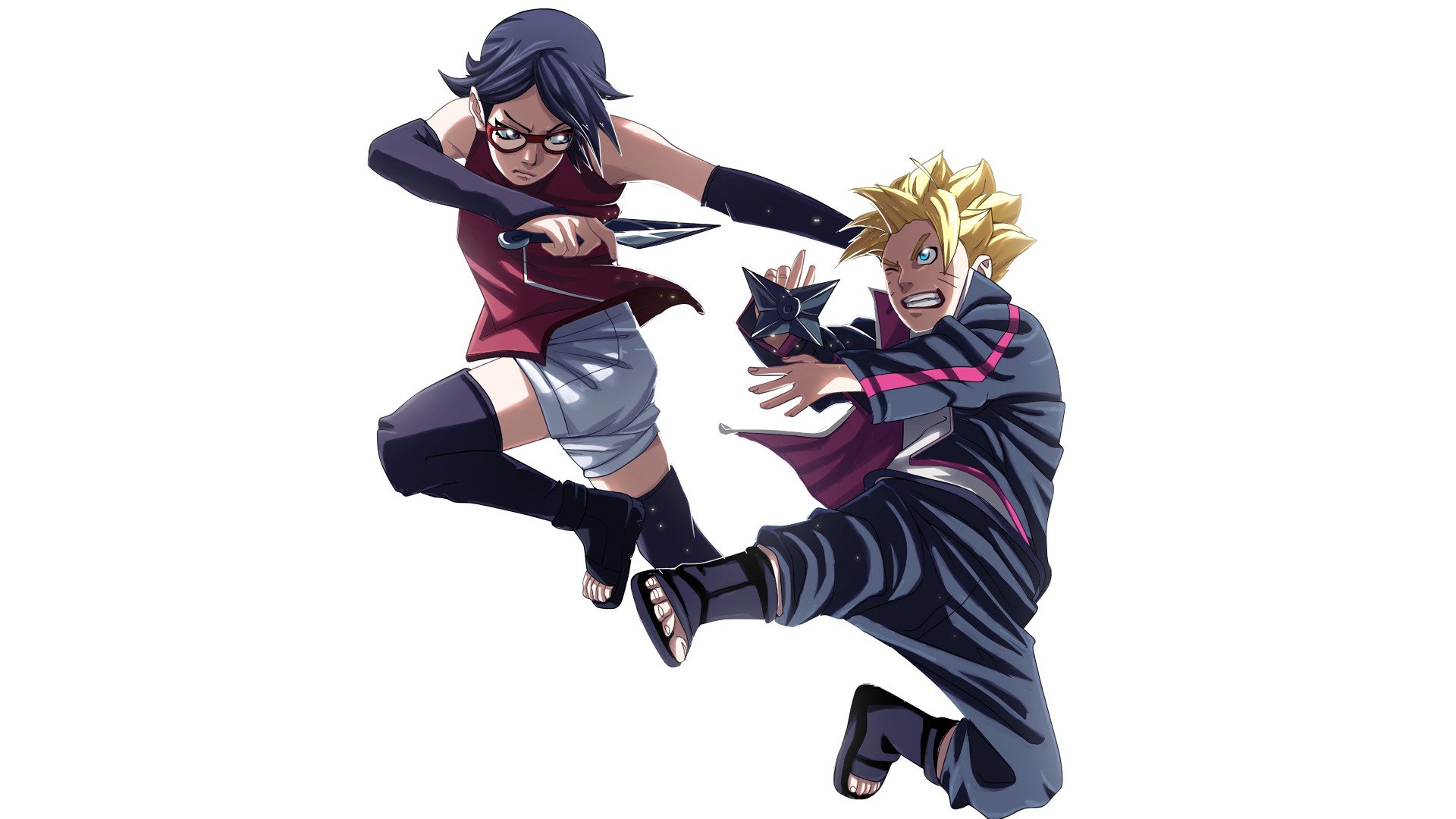 Download Kunai (Naruto) Sarada Uchiha Boruto Uzumaki Anime Boruto Art