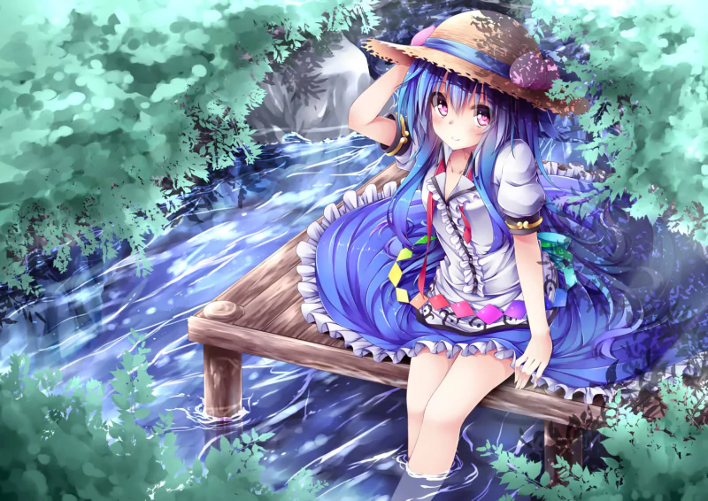 Tenshi Hinanawi Anime Touhou Image