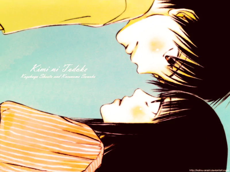 Shota Kazehaya Sawako Kuronuma Anime Kimi Ni Todoke Image
