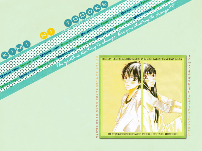 Shota Kazehaya Sawako Kuronuma Anime Kimi Ni Todoke Image