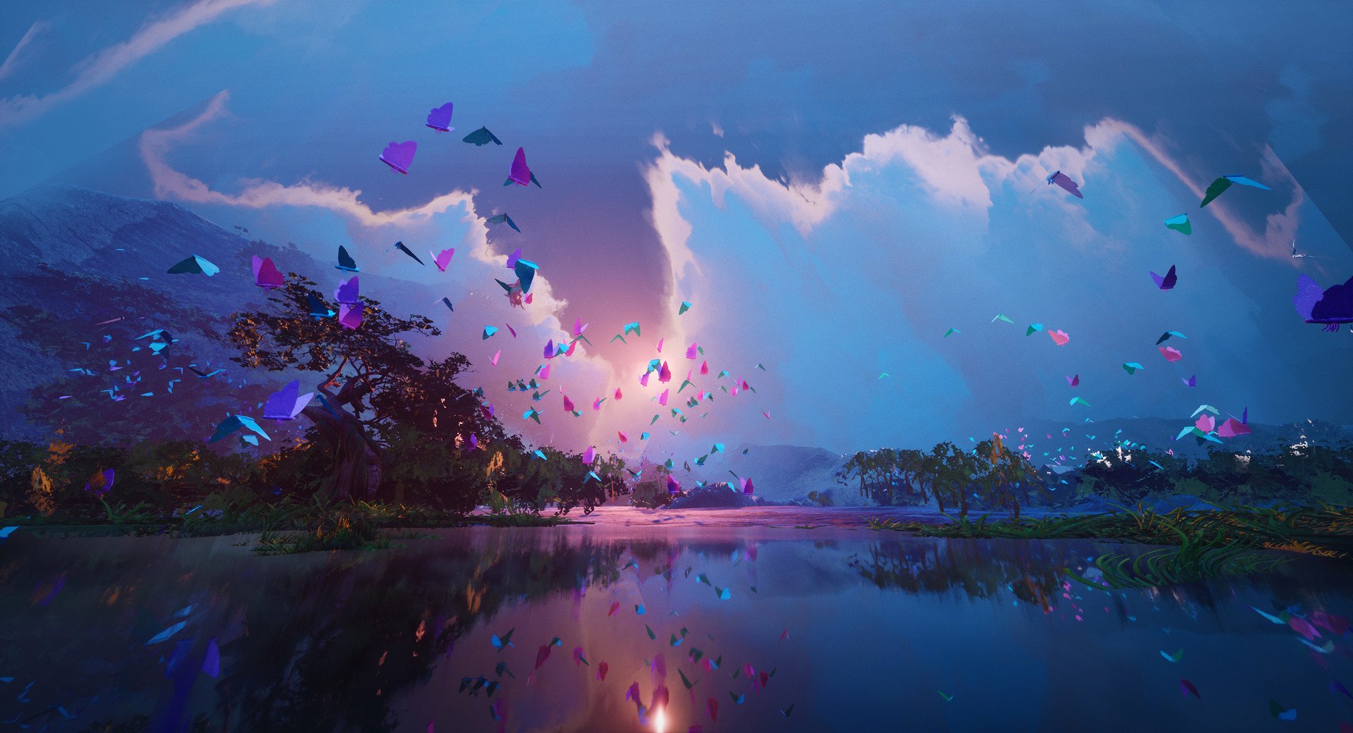 Artistic Butterfly Art