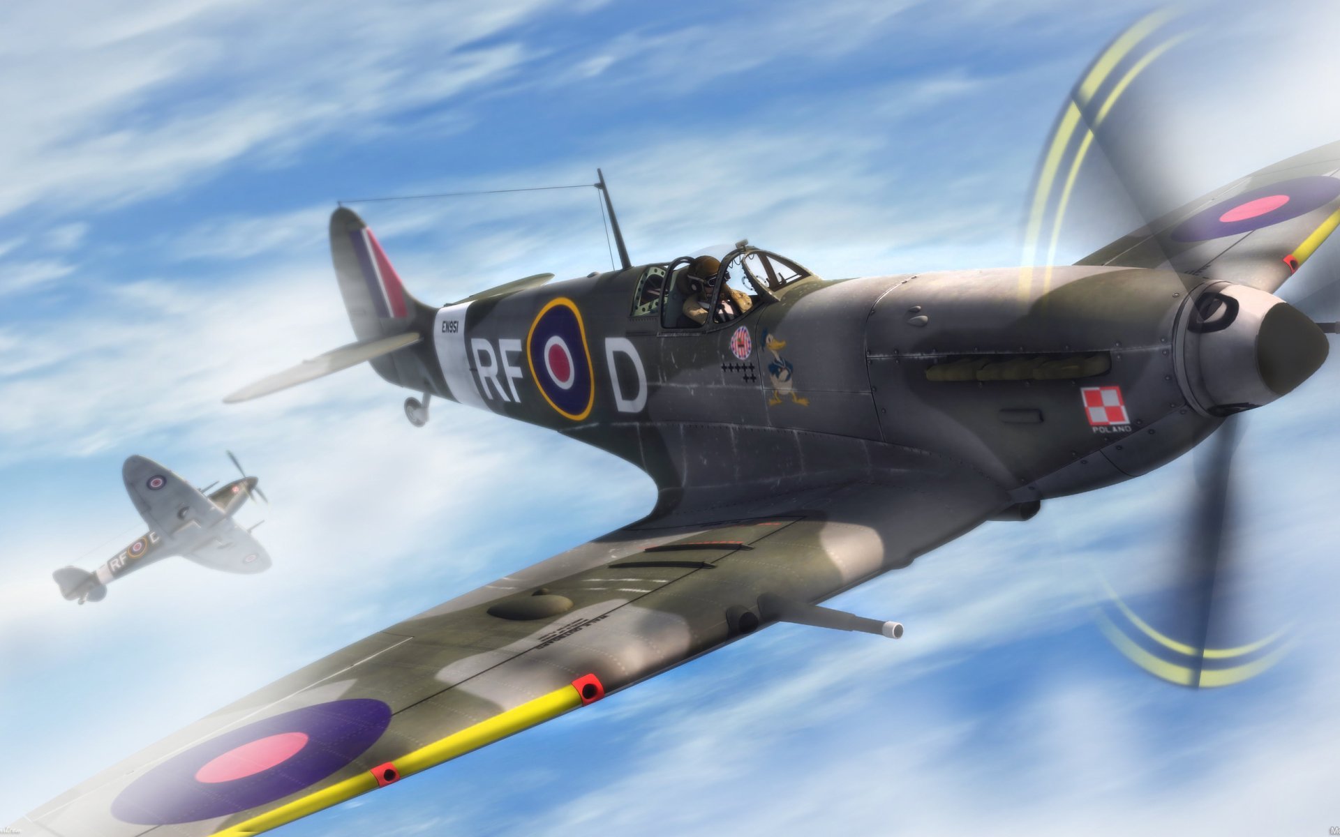 Download Military Supermarine Spitfire Art