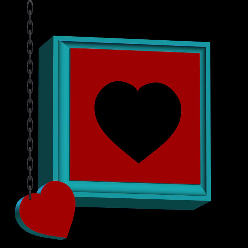 love red Romantic artistic heart Image