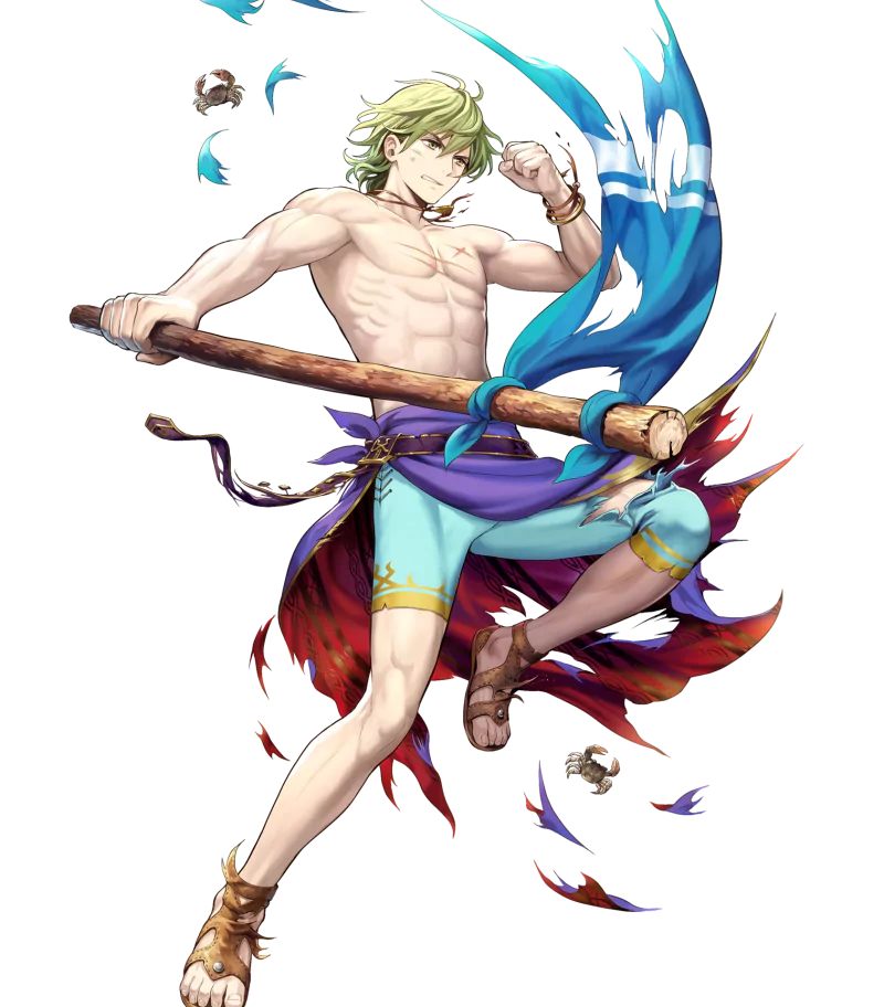 sandal feet crab Innes (Fire Emblem) video game Fire Emblem Heroes Image