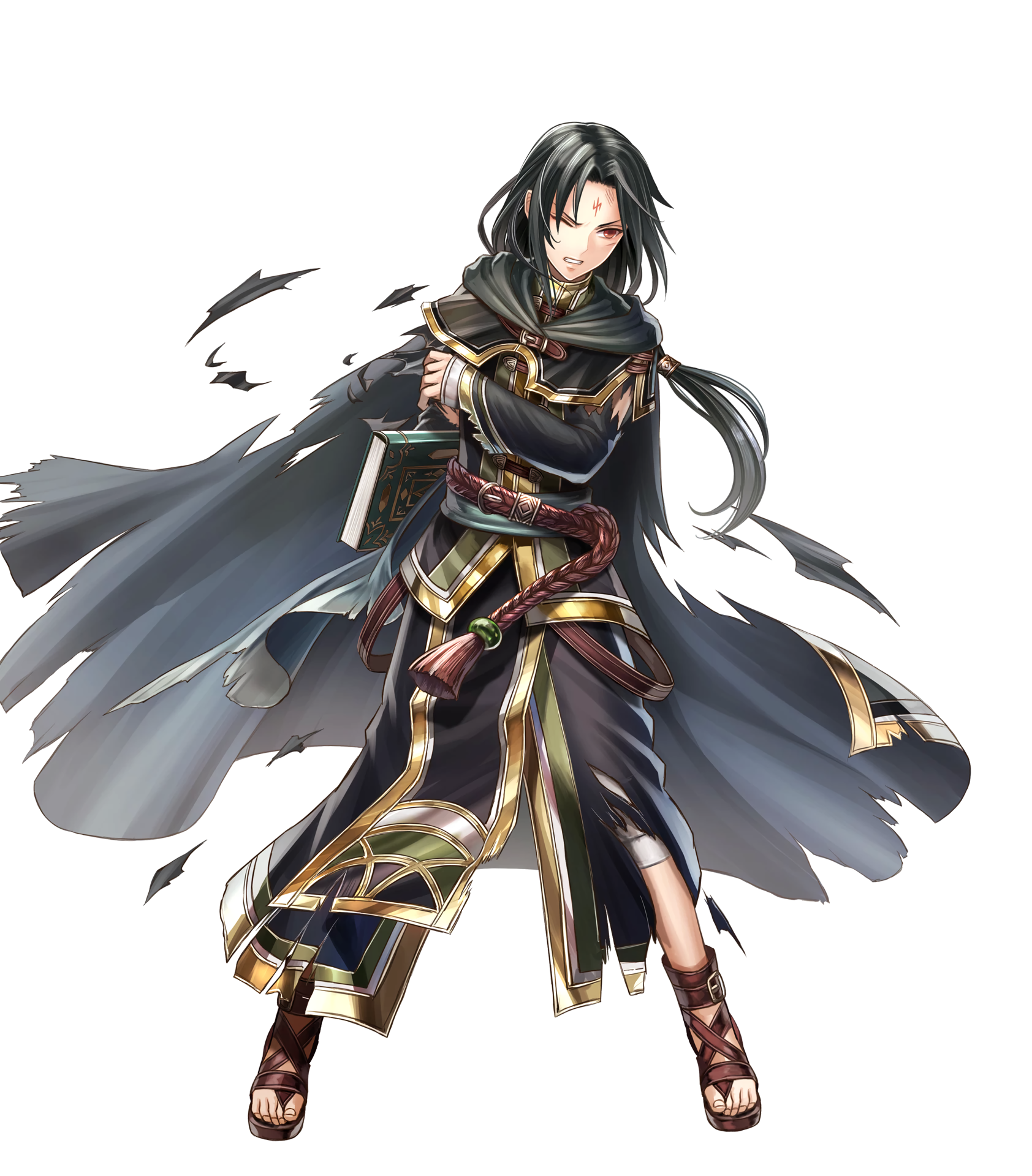 Download Feet Book Sandal Black Hair Soren (Fire Emblem) Video Game Fire Emblem Heroes Art