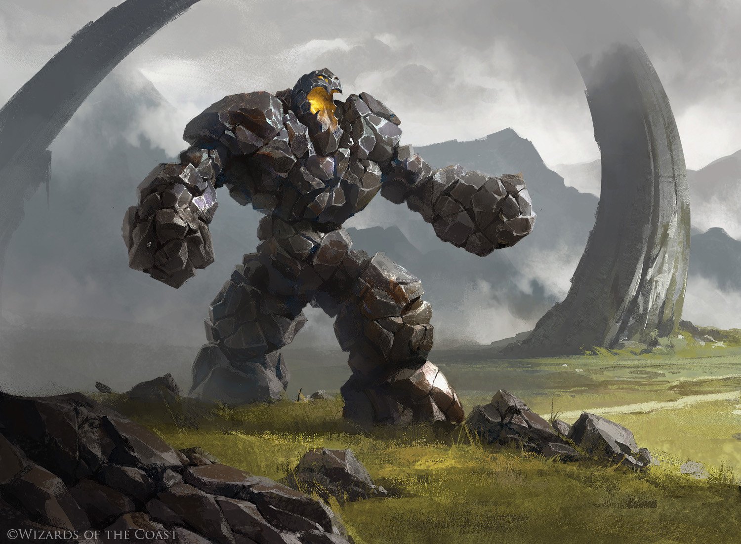 Download Golem Man Made Magic: The Gathering Art
