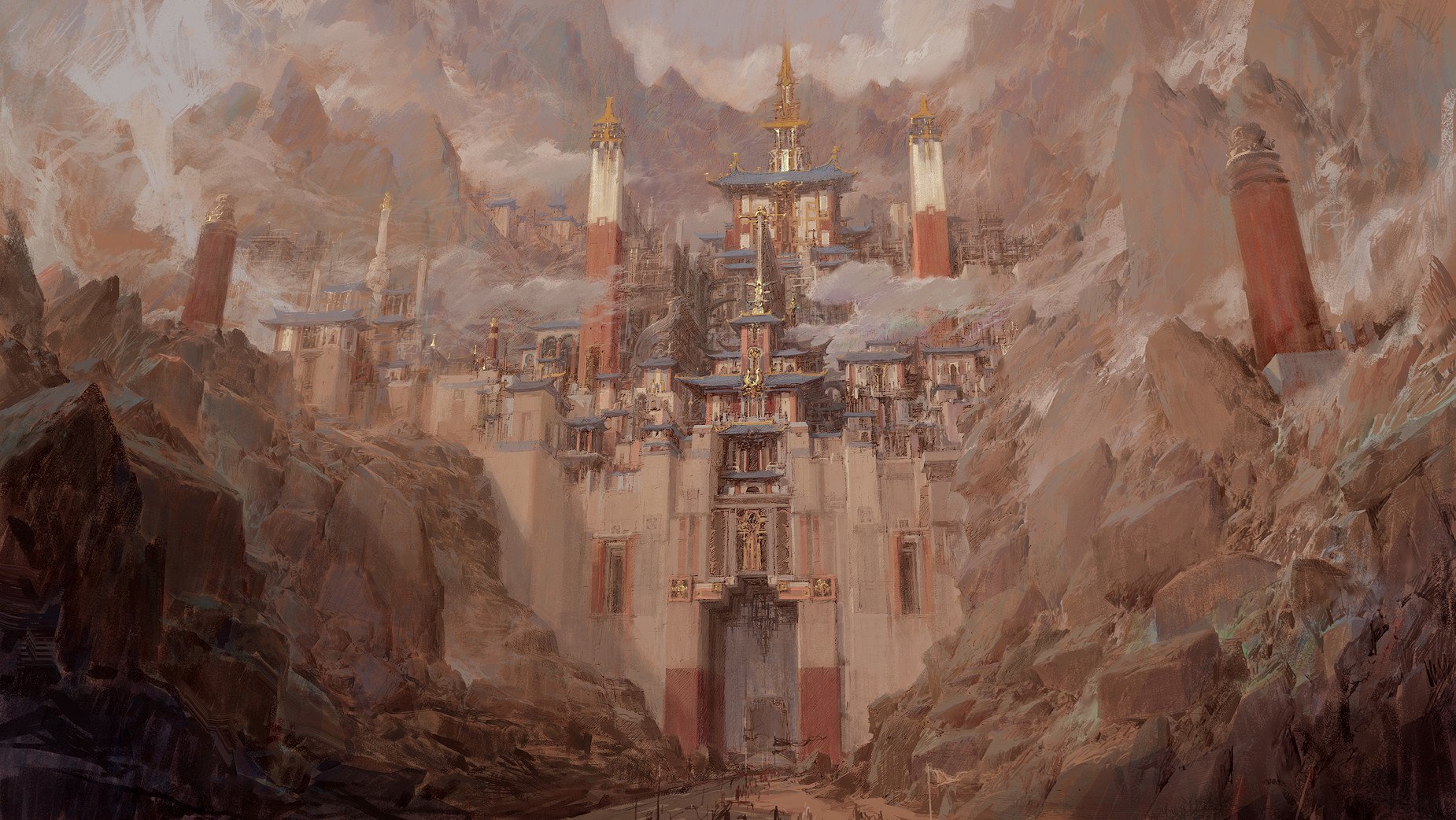 Download Architecture Fantasy Castle Art