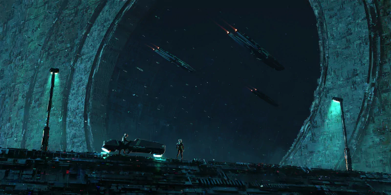 Sci Fi spaceship Image