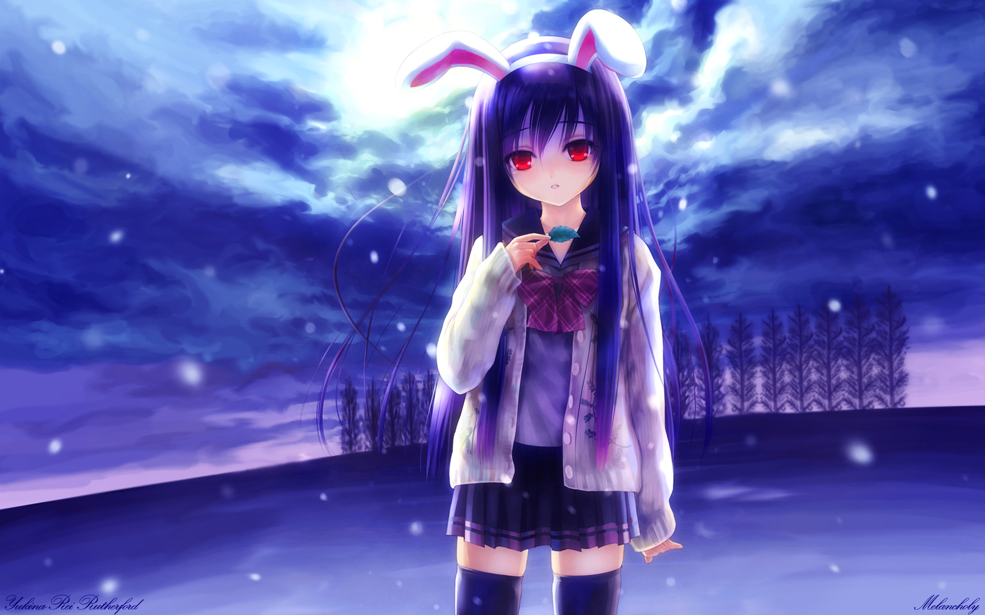Reisen Udongein Inaba is one of the legendary lunar rabbits