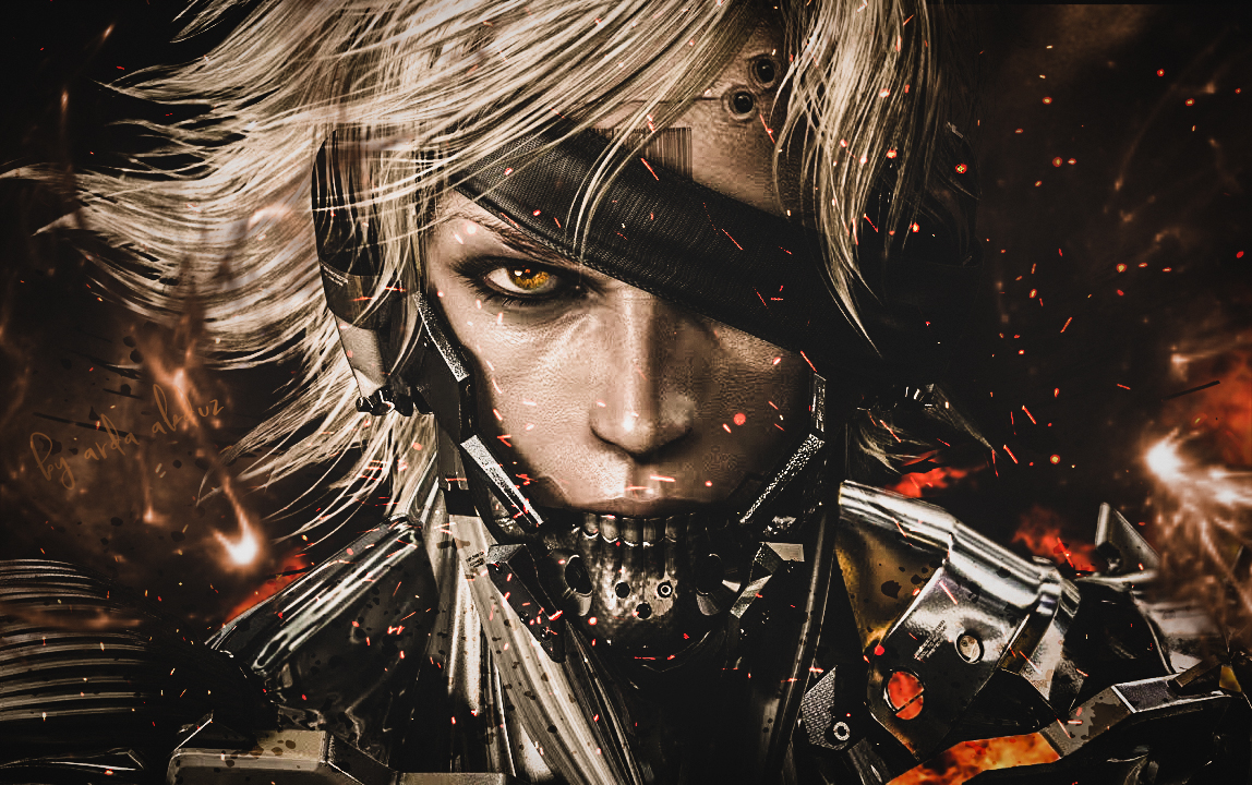 Raiden from Metal Gear Solid – Game Art