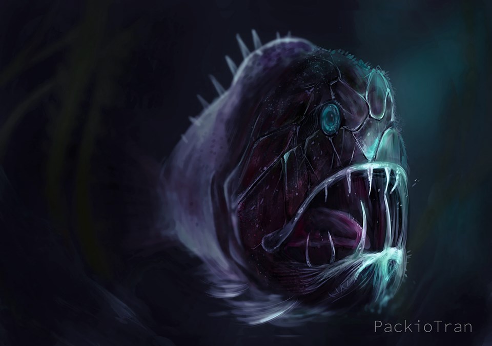Sea Monster Art by OakuYuuta