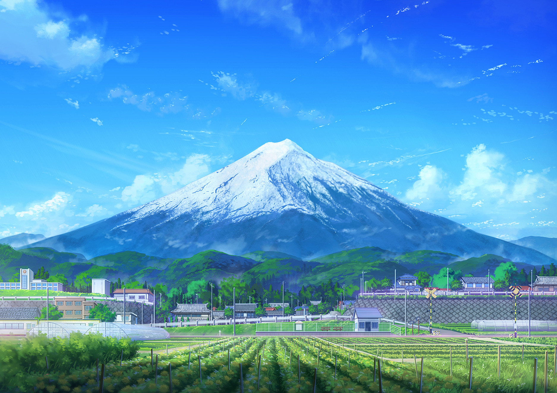 Anime Landscape Art by NIK