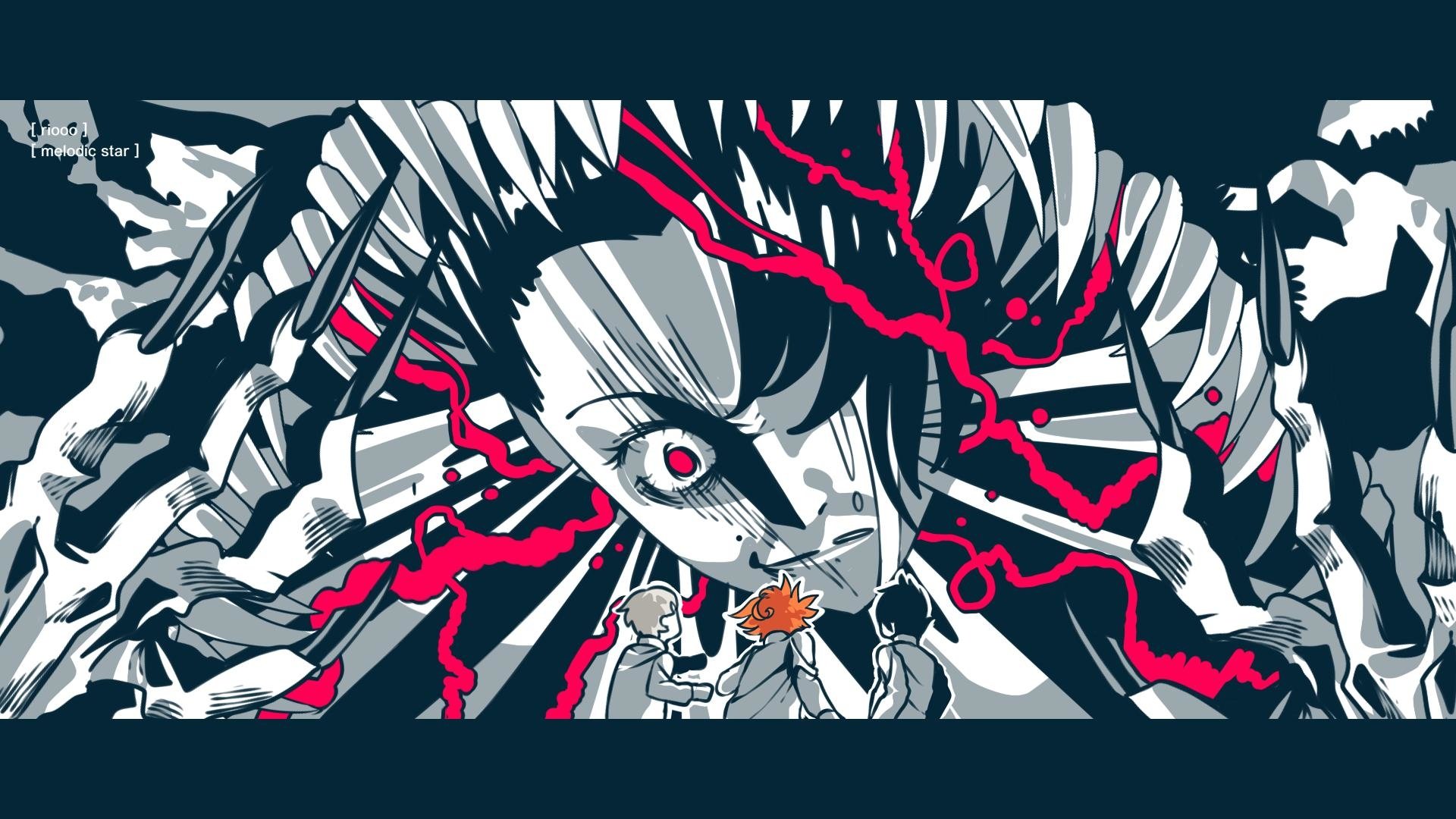 Download Ray (The Promised Neverland) Norman (The Promised Neverland) Emma (The Promised Neverland) Yakusoku No Neverland Anime The Promised Neverland Art