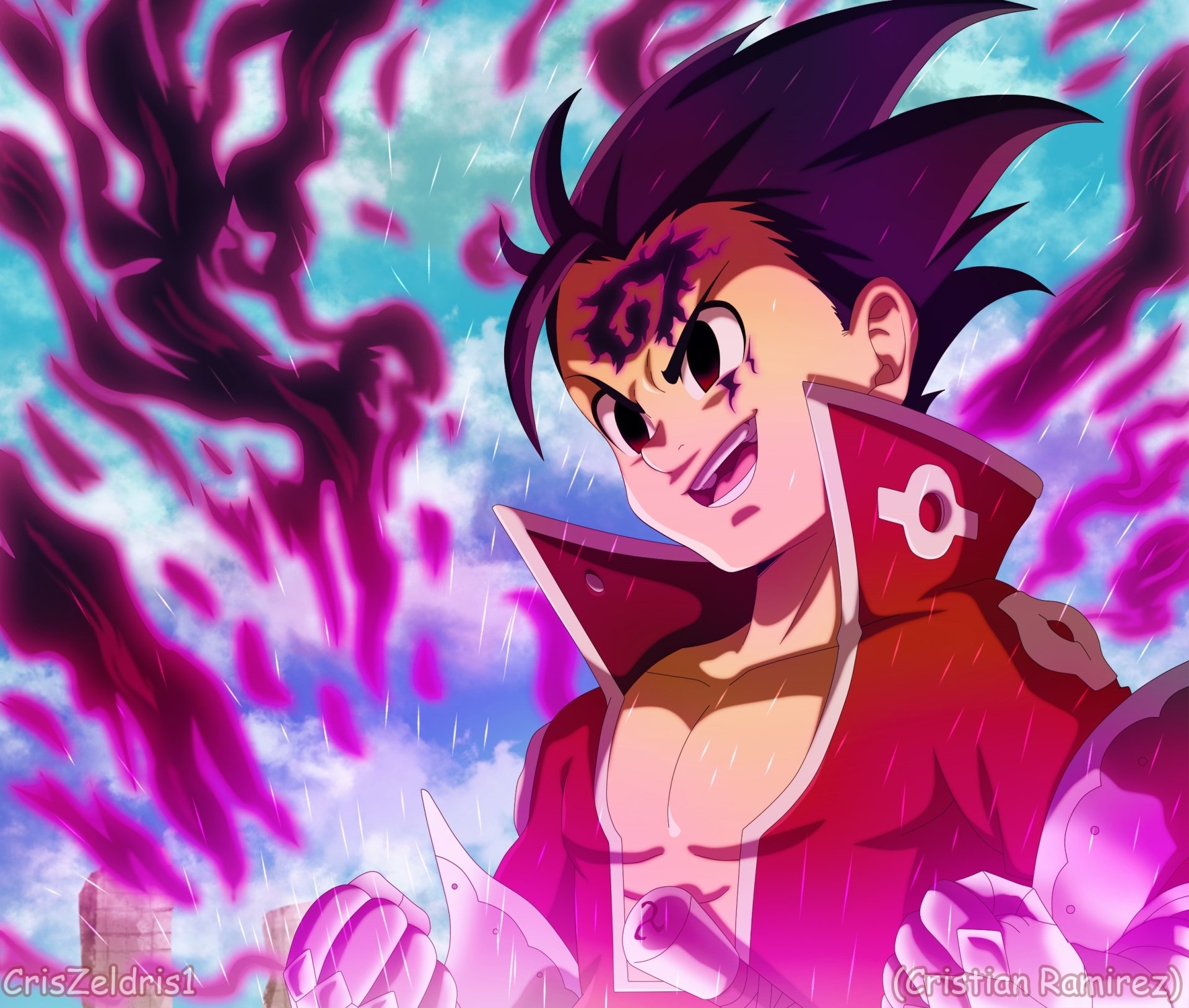 Download Black Eyes Zeldris (The Seven Deadly Sins) Anime The Seven Deadly Sins Art