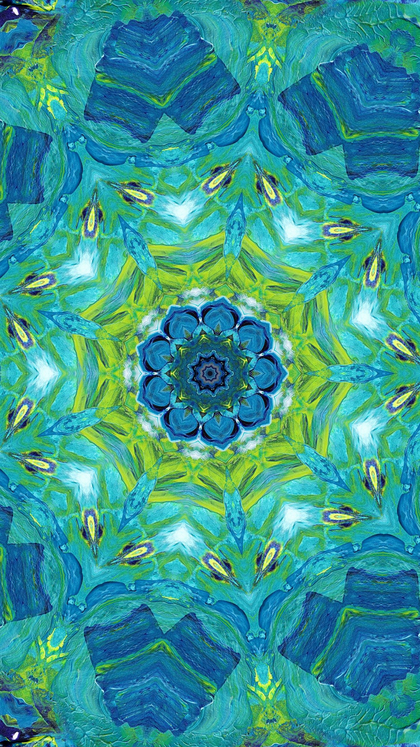 Blue Flower Art - ID: 121942 - Art Abyss