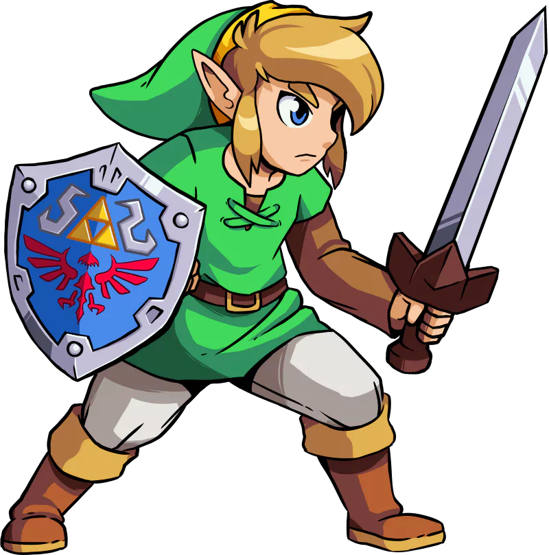 Link video game Cadence Of Hyrule The Legend of Zelda Image