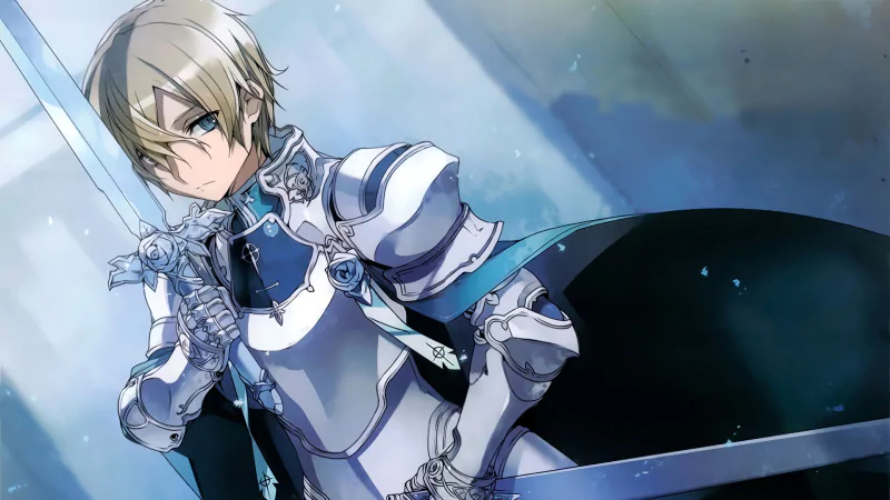 Blue Rose Sword (Sword Art Online) Eugeo (Sword Art Online) blonde armor Anime Sword Art Online: Alicization Image